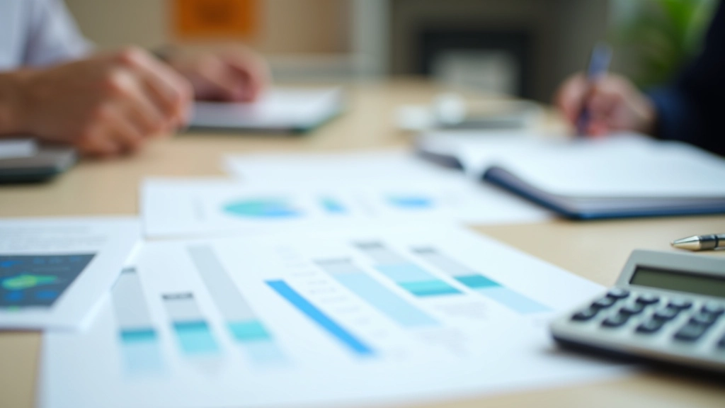 Schreibtisch mit Grafiken zur EEG-Umlage und Strompreisen