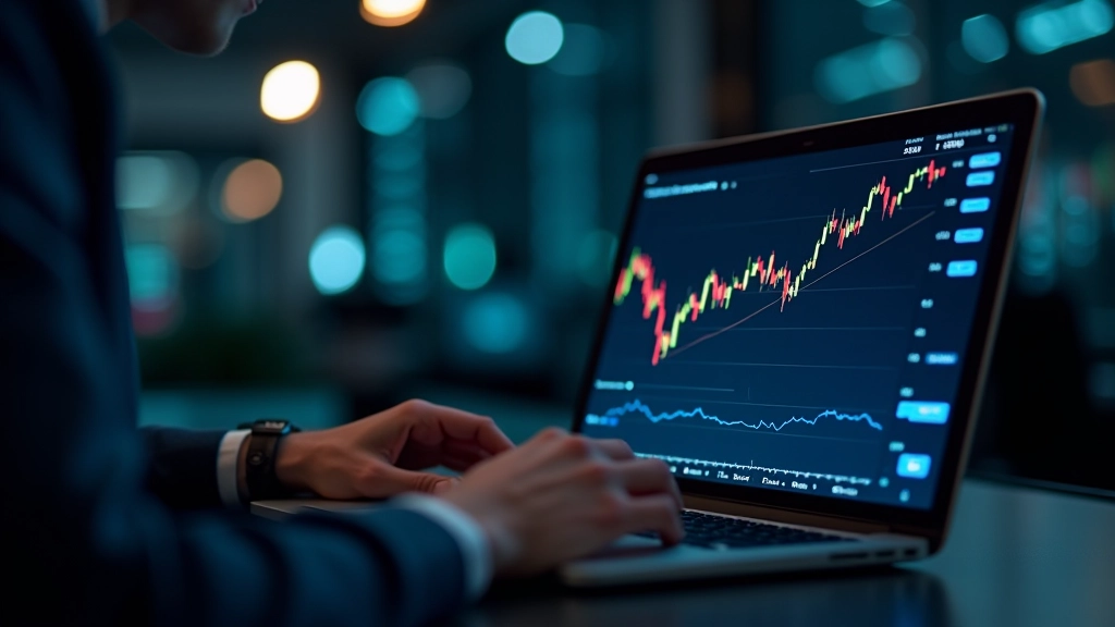 EU-ETS Zertifikatehandel auf Börsenbildschirm mit steigenden Preiskurven